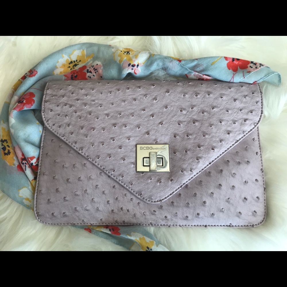 BCBGeneration Light Purple Clutch